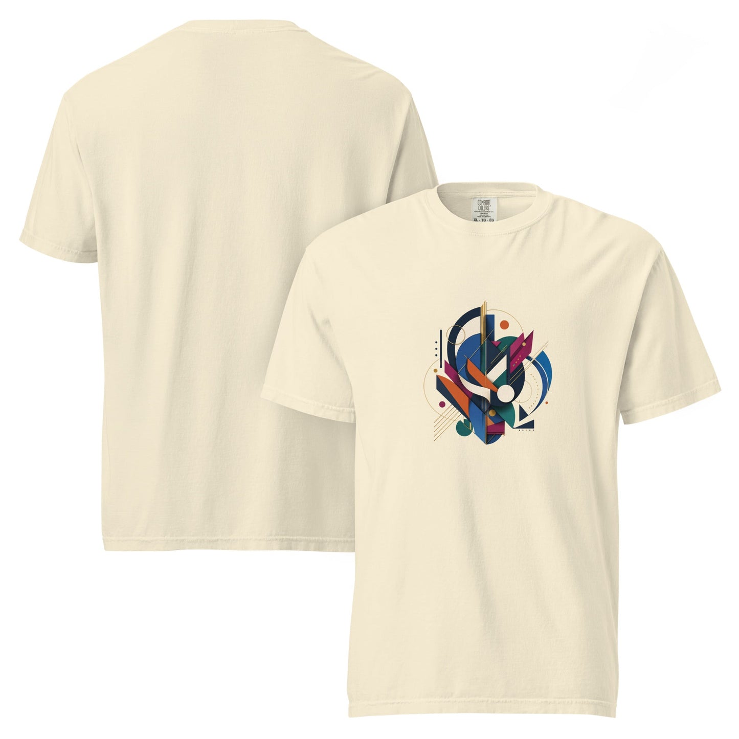 Abstract Geometric Layers Heavyweight Tee - North Pyramids-North Pyramids-North Pyramids-1407999_16523--Product mockup - 