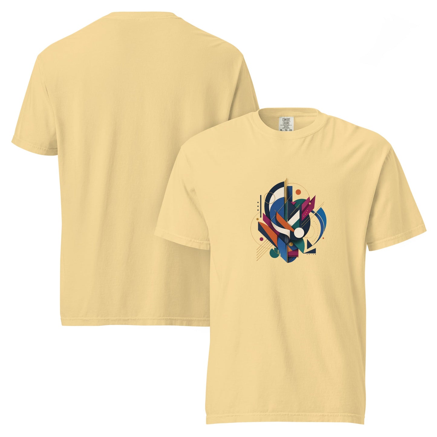 Abstract Geometric Layers Heavyweight Tee - North Pyramids-North Pyramids-North Pyramids-1407999_15166--Product mockup - 