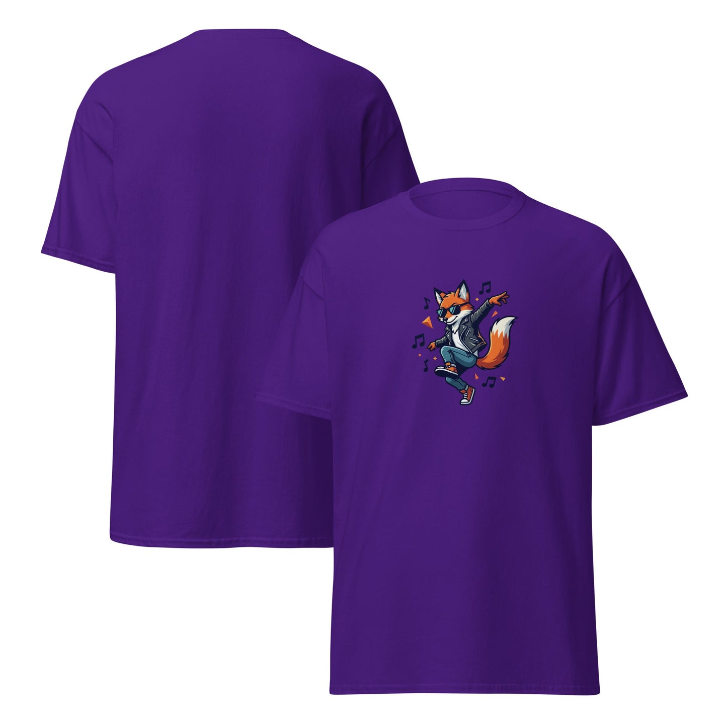 Foxy Moves Dancing Fox Graphic Tee - North Pyramids-North Pyramids-North Pyramids-9030819_15873--Product mockup - 