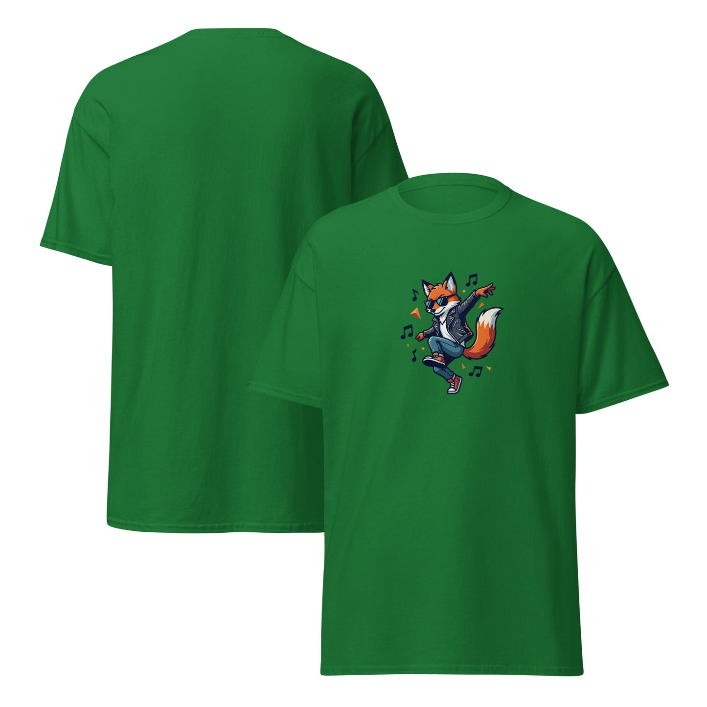 Foxy Moves Dancing Fox Graphic Tee - North Pyramids-North Pyramids-North Pyramids-9030819_21667--Product mockup - 
