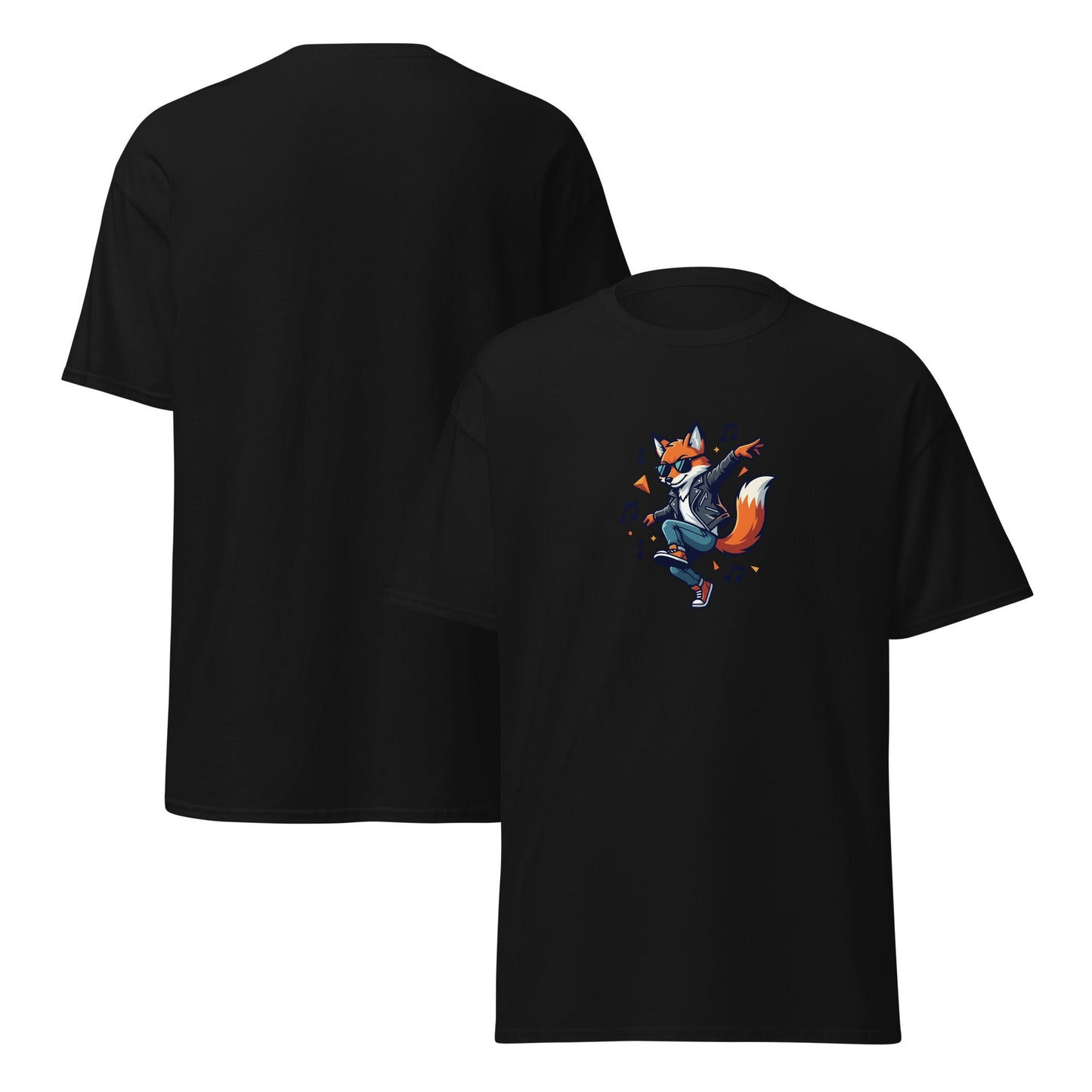 Foxy Moves Dancing Fox Graphic Tee - North Pyramids-North Pyramids-North Pyramids-9030819_11546--Product mockup - 