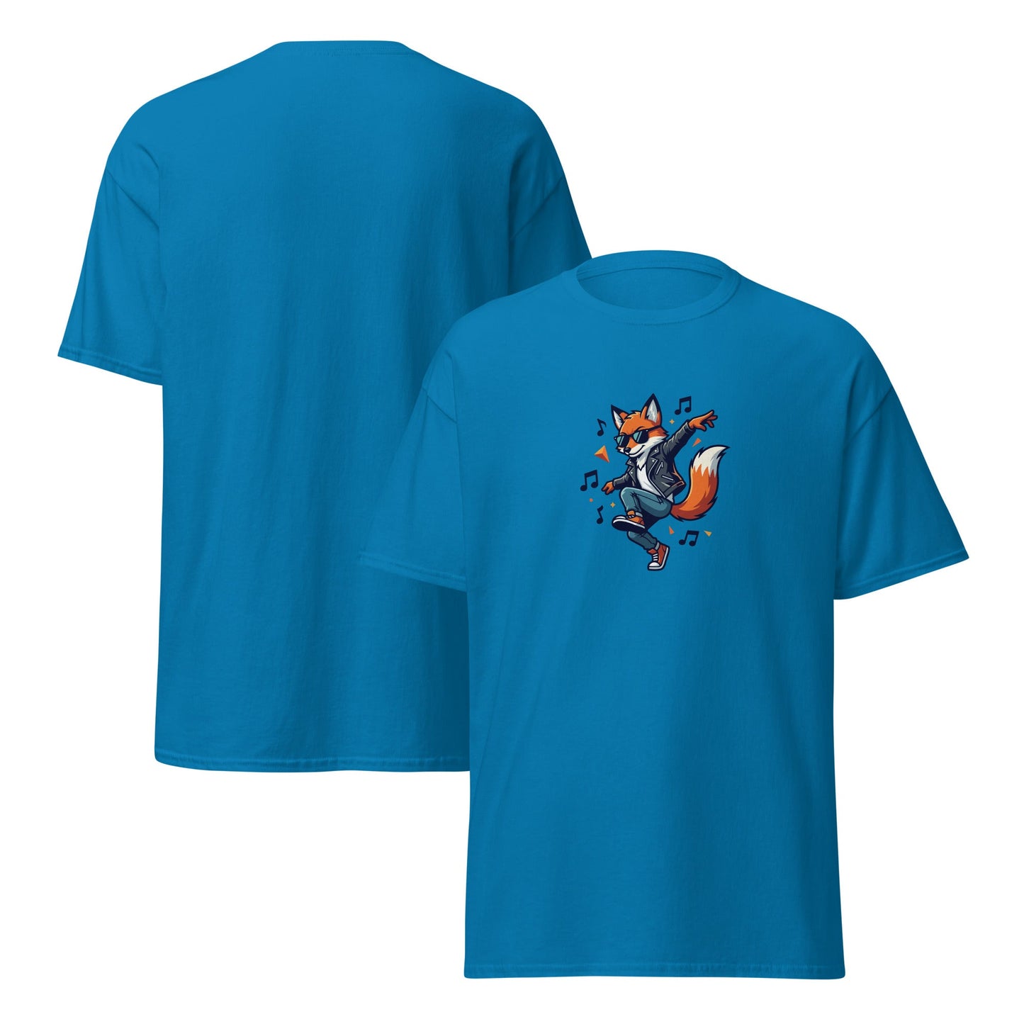 Foxy Moves Dancing Fox Graphic Tee - North Pyramids-North Pyramids-North Pyramids-9030819_21659--Product mockup - 
