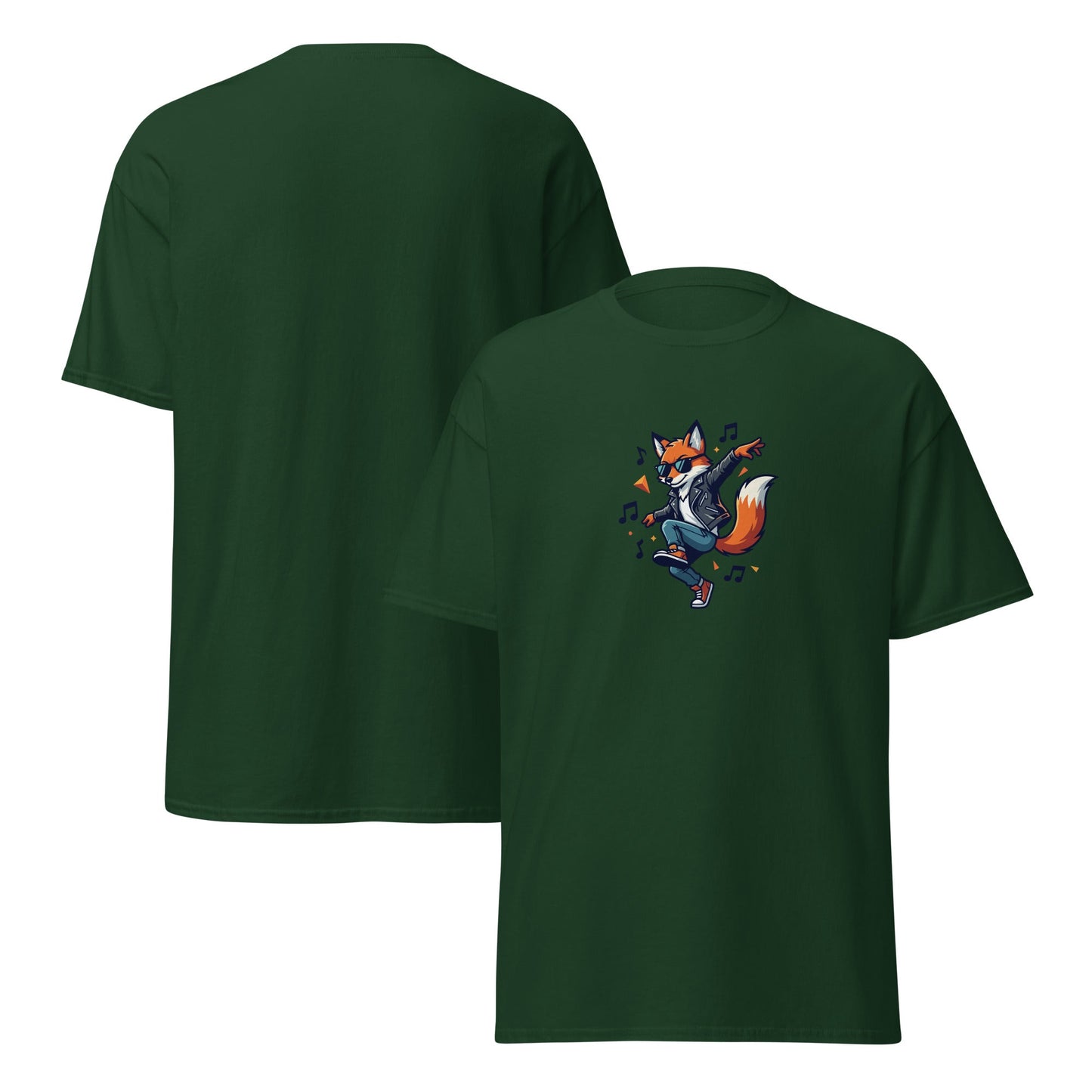 Foxy Moves Dancing Fox Graphic Tee - North Pyramids-North Pyramids-North Pyramids-9030819_20453--Product mockup - 