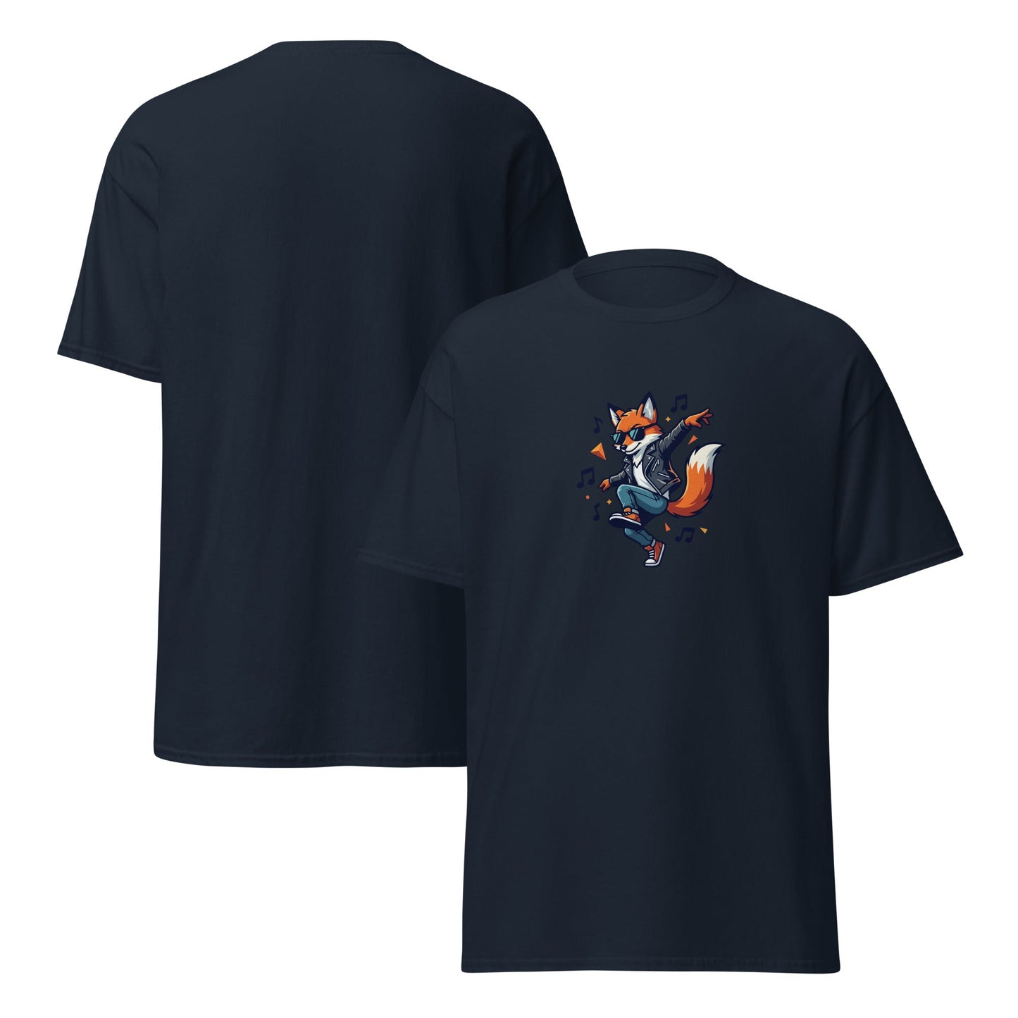 Foxy Moves Dancing Fox Graphic Tee - North Pyramids-North Pyramids-North Pyramids-9030819_11561--Product mockup - 