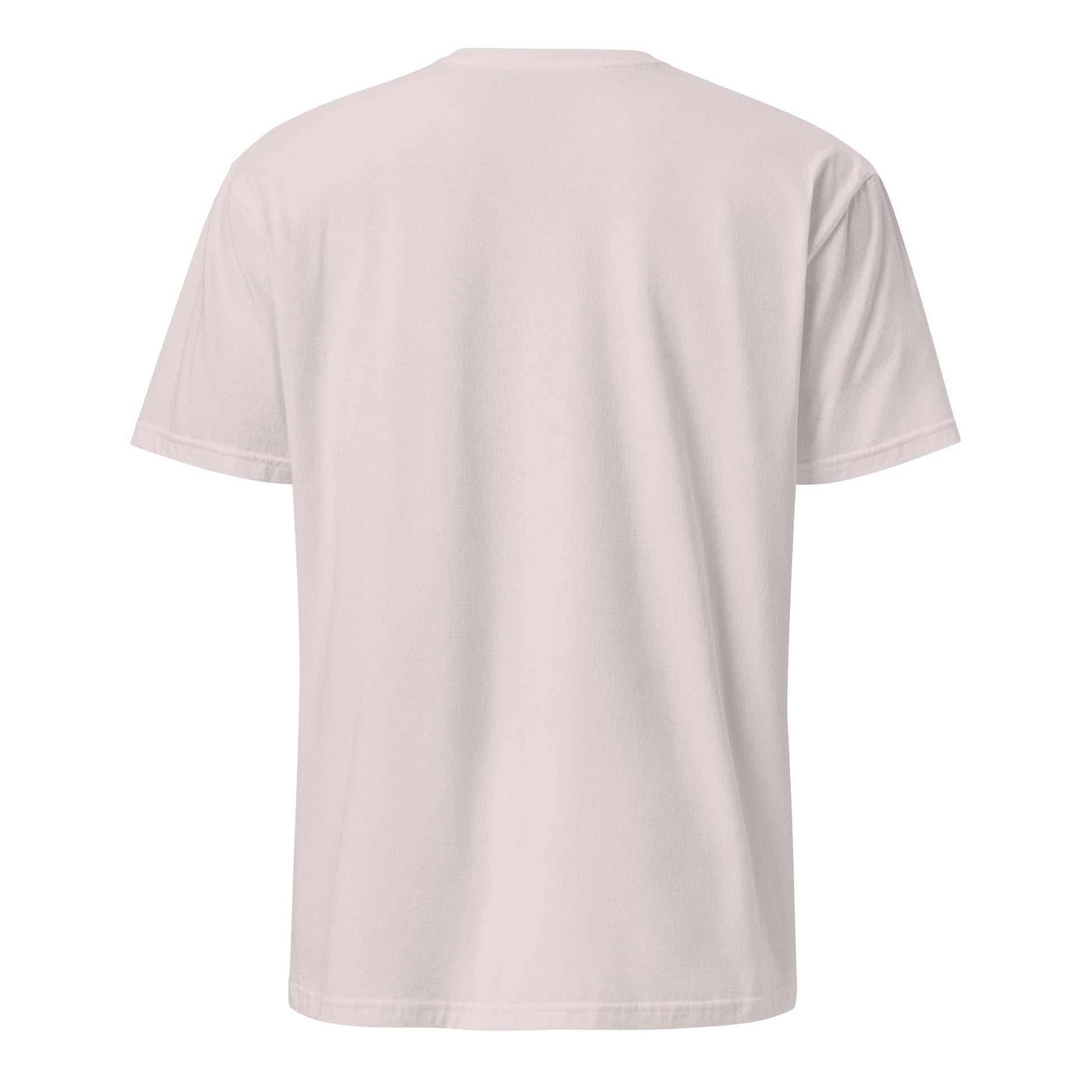 North Pyramids graphic tee, light pink, plain back view